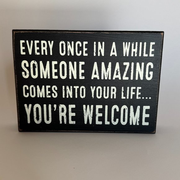 EVERY ONCE IN A WHILE ... Black & White Frame (NWT) - Picture 2 of 4